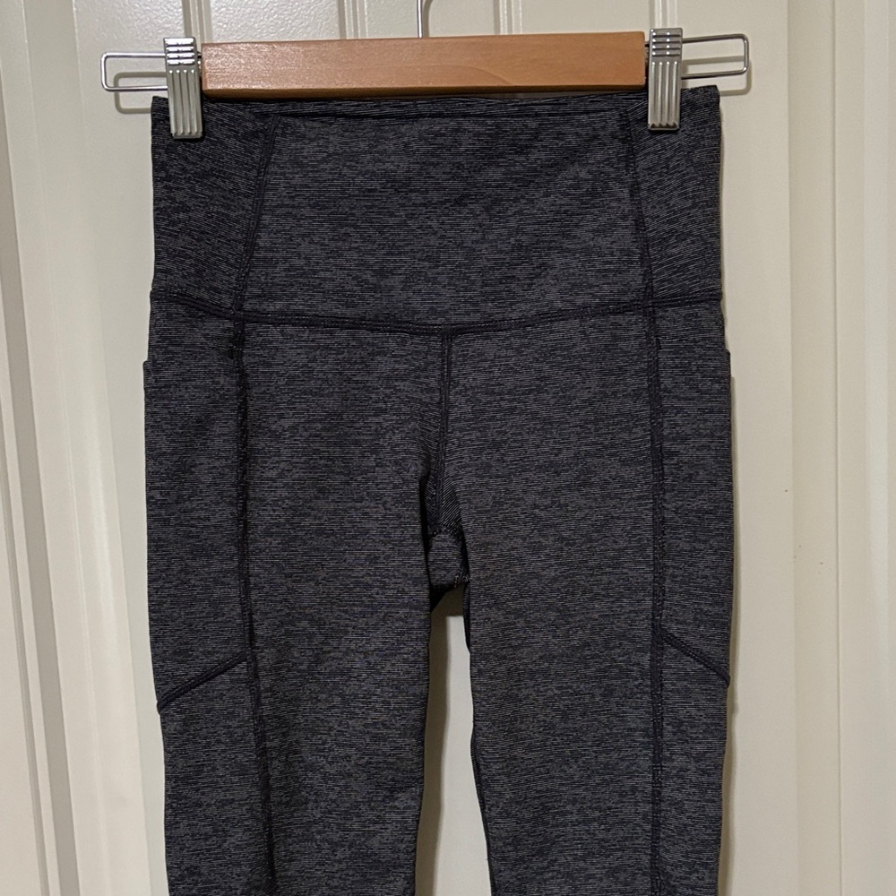 Athleta Gray High-Waisted Leggings - Picture 2 of 13